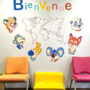 Fresque salle d'attente