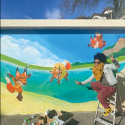 Fresques murales - École du "Lac de la Thuile" - Novembre 2022 - Mairie de La Thuile ﻿(73)﻿